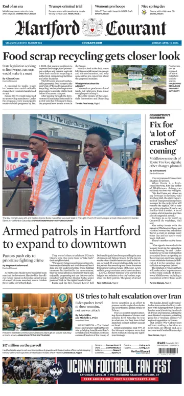 Hartford Courant - 15 avr. 2024