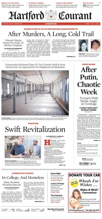 Hartford Courant (Sunday) - 22 Jul 2018