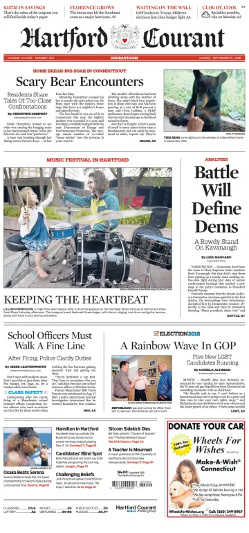 Hartford Courant (Sunday) - 9 Sep 2018