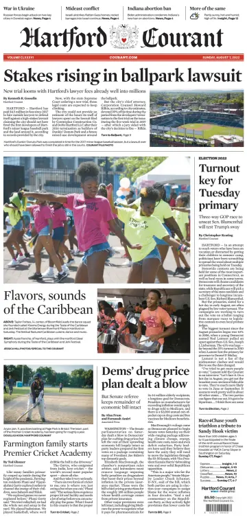 Hartford Courant (Sunday) - 7 Aug 2022