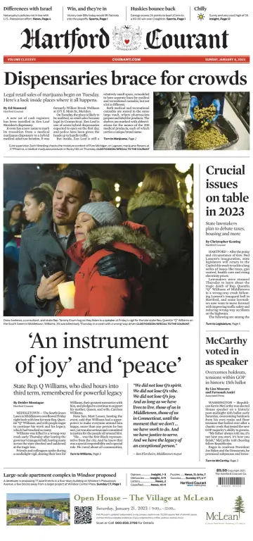 Hartford Courant (Sunday) - 8 Jan 2023