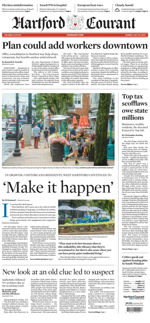 Hartford Courant (Sunday) Subscriptions - PressReader