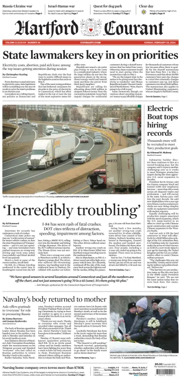 Hartford Courant (Sunday) - 25 Feb. 2024