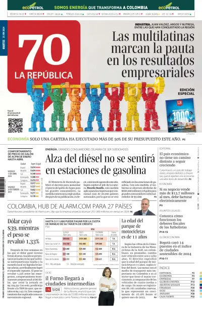 La Republica (Colombia) - 25 六月 2024