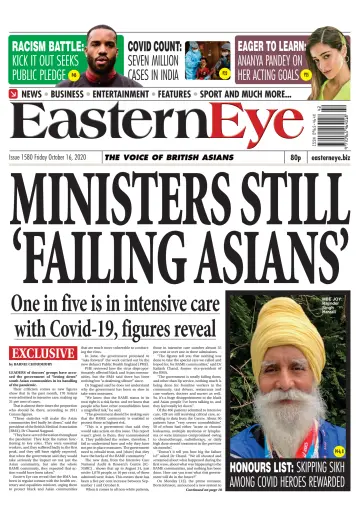 Eastern Eye (UK) - 16 Oct 2020