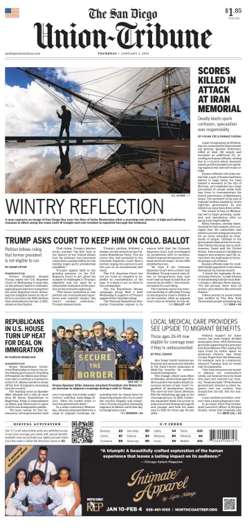 San Diego Union-Tribune - 4 Jan 2024