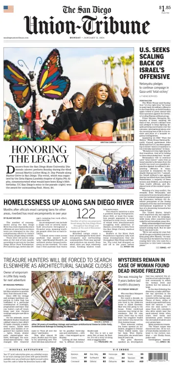 San Diego Union-Tribune - 15 enero 2024