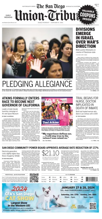 San Diego Union-Tribune - 20 1月 2024