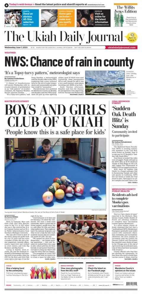 The Ukiah Daily Journal