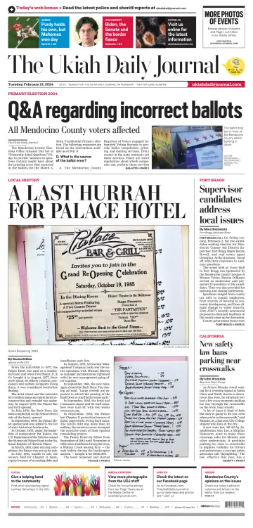 The Ukiah Daily Journal - 13 Feb 2024