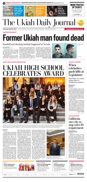 The Ukiah Daily Journal - 18 abr. 2024