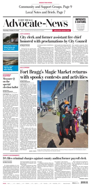 Fort Bragg Advocate-News - 19 Oct 2023
