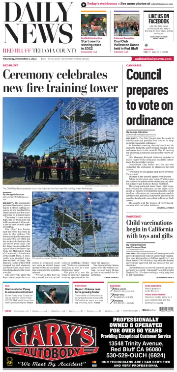 Daily News (Red Bluff) - 4 Nov 2021