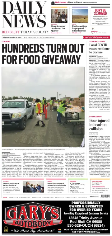Daily News (Red Bluff) - 19 Nov 2021