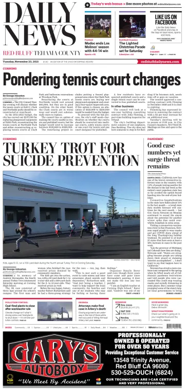 Daily News (Red Bluff) - 23 Nov 2021