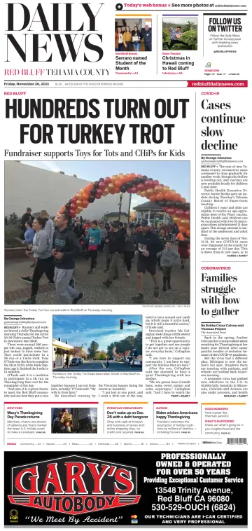 Daily News (Red Bluff) - 26 Nov 2021