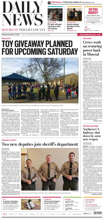 Daily News (Red Bluff) - 17 Dec 2021