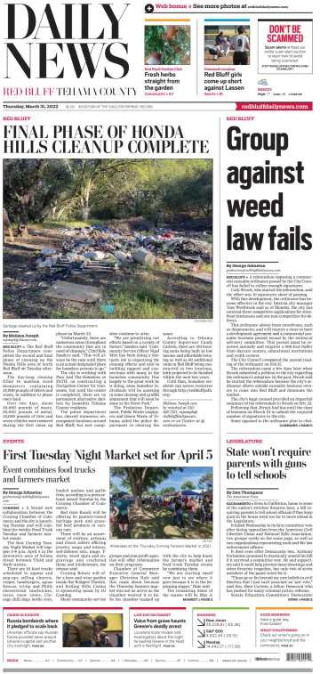 Daily News (Red Bluff) - 31 Mar 2022