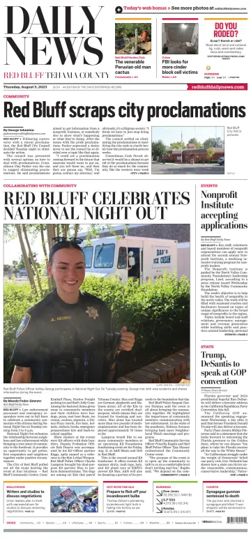 Daily News (Red Bluff) - 3 Aug 2023