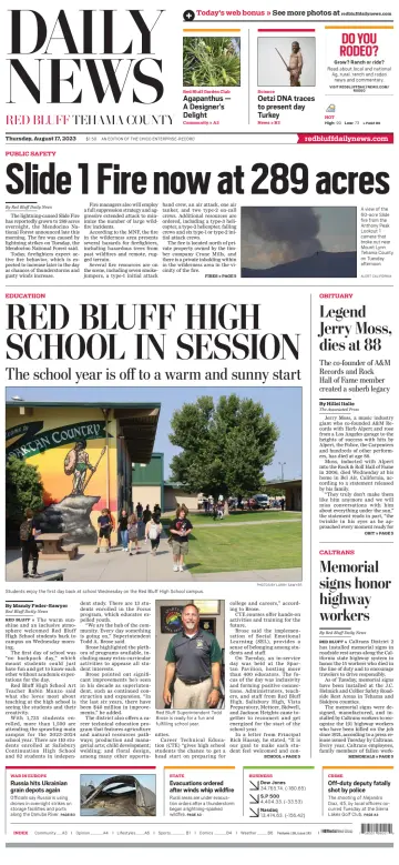 Daily News (Red Bluff) - 17 Aug 2023