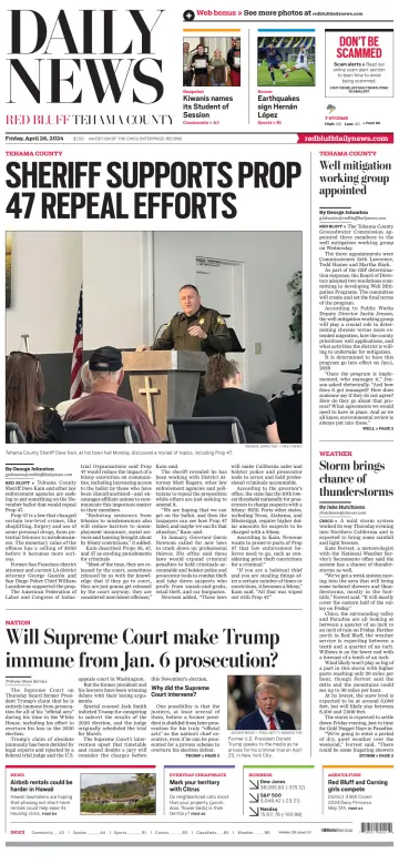 Daily News (Red Bluff) - 26 avr. 2024