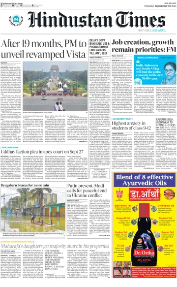 Hindustan Times (West UP) - 8 Sep 2022