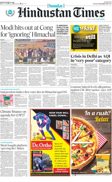 Hindustan Times (West UP) - 6 Nov 2022