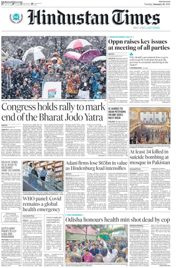 Hindustan Times (West UP) - 31 Jan 2023