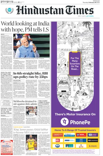 Hindustan Times (West UP) - 9 Feb 2023