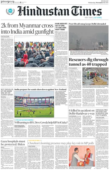 Hindustan Times (West UP) - 15 Nov 2023