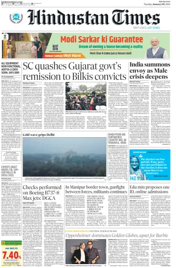Hindustan Times (West UP) - 9 Jan 2024