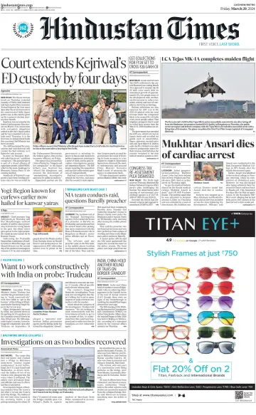 Hindustan Times (East UP) - 29 Mar 2024