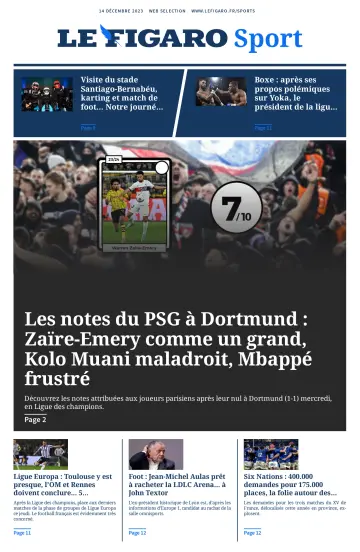 Le Figaro Sport - 14 Dec 2023
