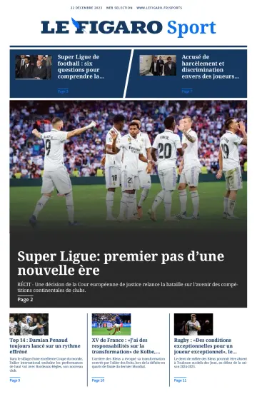 Le Figaro Sport - 22 Dec 2023