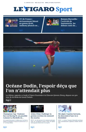 Le Figaro Sport - 22 Jan 2024