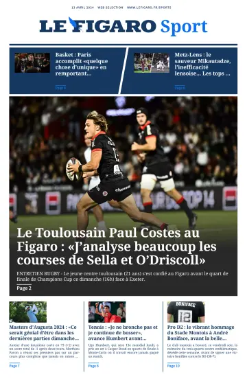 Le Figaro Sport - 13 abr. 2024