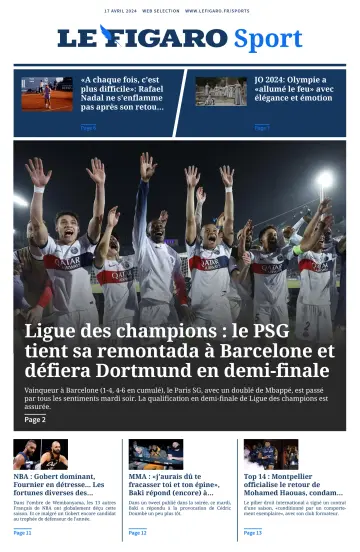 Le Figaro Sport - 17 апр. 2024