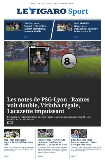 Le Figaro Sport - 22 avr. 2024