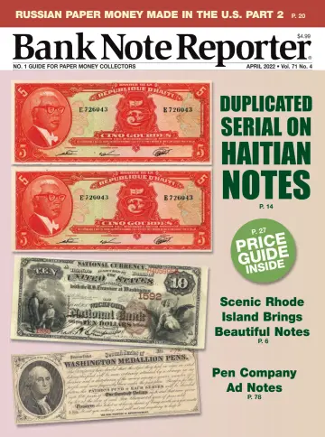 Bank Note Reporter - 1 Apr 2022