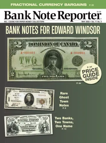 Bank Note Reporter - 1 May 2022