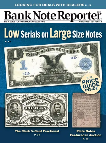Bank Note Reporter - 1 Apr 2023