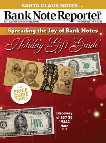 Bank Note Reporter - 1 Dec 2023