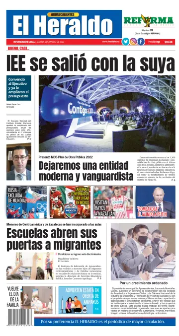 El Heraldo de Aguascalientes - 1 Mar 2022