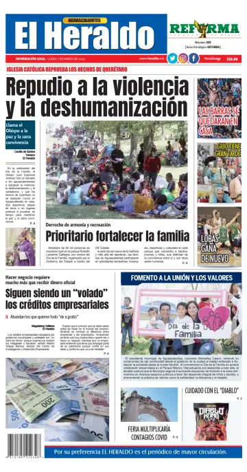 El Heraldo de Aguascalientes - 7 Mar 2022