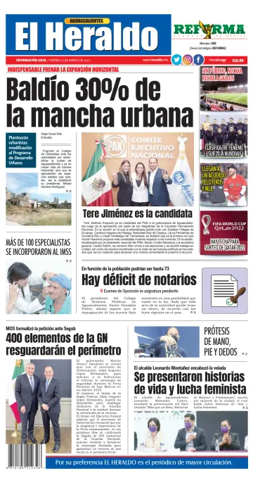 El Heraldo de Aguascalientes - 11 Mar 2022