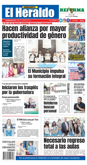 El Heraldo de Aguascalientes - 15 Mar 2022