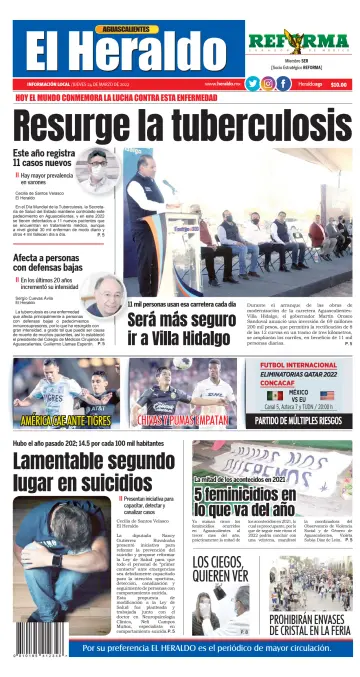 El Heraldo de Aguascalientes - 24 Mar 2022