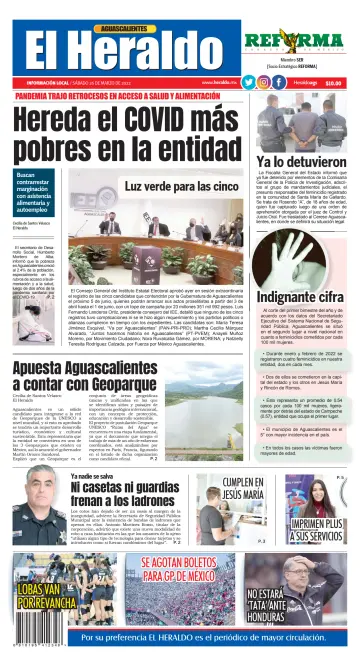 El Heraldo de Aguascalientes - 26 Mar 2022