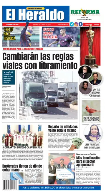 El Heraldo de Aguascalientes - 27 Mar 2022