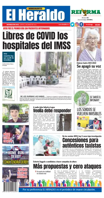 El Heraldo de Aguascalientes - 31 Mar 2022